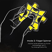 abordables Cubos mágicos-speed cube set 1 pcs magic cube iq cube 1 * 3 * 3 dedo juguete magic cube spinning top puzzle cube nivel profesional regalo speedtoy regalo