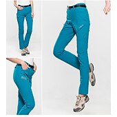 economico Fondi-Per donna Pantaloni da escursionismo Estate Primavera Esterno Impermeabile Delicato sulla Pelle Comodità Asciugatura Rapida Pantaloni Nero Verde militare Elastene Caccia Pesca Campeggio