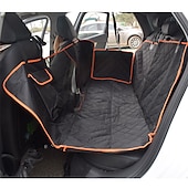 baratos Essenciais de Viagens para Cães-capas de assento de carro para cães 100% à prova d&#039;água, capa de assento de cachorro com abas laterais contra arranhões, capa de assento de animal de estimação para o banco traseiro do carro / suv /