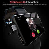 Χαμηλού Κόστους Smartwatch-LOKMAT APPLLP Max Εξυπνο ρολόι 2.88 inch Έξυπνο ρολόι Smart Phone Watch 4G LTE Bluetooth Βηματόμετρο Παρακολούθηση Ύπνου καθιστική υπενθύμιση Συμβατό με Android iOS Γυναικεία Άντρες GPS