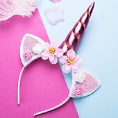 Недорогие Повязки на голову и короны-1 шт Дети (1-4 лет) Девочки Аксессуары для волос Активный Однотонный Чистый цвет Смешанные цвета Серебряный Пурпурный