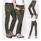 economico Fondi-Per donna Pantaloni da escursionismo Estate Primavera Esterno Impermeabile Delicato sulla Pelle Comodità Asciugatura Rapida Pantaloni Nero Verde militare Elastene Caccia Pesca Campeggio