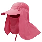 billiga Huvudbonader för herrar-Herr Unisex Fiskarhatt Solhatt Fiskehatt Mörkgrå Marin Utomhus Fiske Solid färg Vattentät UV-skydd Andningsfunktion Snabb tork