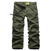economico Pantaloni cargo-Per uomo Pantaloni cargo Pantaloni da lavoro Pantaloni cargo tattici Militare Estate Esterno Ripstop Asciugatura rapida Multi Pocket Resistenza all&#039;usura Pantalone / Sovrapantaloni Pantaloni Nero