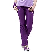 economico Fondi-Per donna Pantaloni da escursionismo Estate Primavera Esterno Impermeabile Delicato sulla Pelle Comodità Asciugatura Rapida Pantaloni Nero Verde militare Elastene Caccia Pesca Campeggio