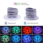 billiga WiFi och musikkontroll-led smart strip lampor 20m rgb musik sync 12v vattentät led strip 2835 smd färgskiftande led ljus med bluetooth controller adapter för sovrum hem tv bakgrundsbelysning DIY decor