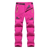 preiswerte Unterteile-Damen Wanderhosen Volltonfarbe Sommer Außen Komfort Rasche Trocknung Leicht Atmungsaktiv Unten Schwarz Rosenrot Jagd Angeln Klettern S M L XL XXL / Verschleißfestigkeit