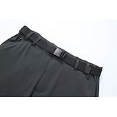 preiswerte Unterteile-Herren Wanderhosen Volltonfarbe Sommer Außen Windundurchlässig Rasche Trocknung Leicht Atmungsaktiv Unten Dunkelgrau Schwarz Jagd Angeln Klettern S M L XL XXL / Verschleißfestigkeit