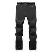 billiga Botten-Herr Vandringsbyxor Sommar Utomhus Vindtät Andningsfunktion Vattenavvisande Snabb tork Underdelar Ficka med blixtlås Elastisk midja Svart Armégrön Jakt Fiske Klättring S M L XL XXL / Lättvikt