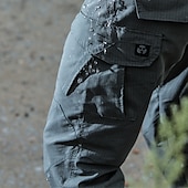 abordables Pantalons de sport pour hommes-Homme Pantalons de Chasse Pantalon tactique Etanche Ripstop Coupe Vent Multi-poche Printemps Eté L&#039;hiver Coton Bas pour Chasse Randonnée Camping Vert Noir Kaki S M L XL XXL / Combat