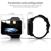 Χαμηλού Κόστους Smartwatch-LOKMAT APPLLP Max Εξυπνο ρολόι 2.88 inch Έξυπνο ρολόι Smart Phone Watch 4G LTE Bluetooth Βηματόμετρο Παρακολούθηση Ύπνου καθιστική υπενθύμιση Συμβατό με Android iOS Γυναικεία Άντρες GPS