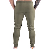 abordables pantalones activos para hombre-Hombre Pantalón Jogger Correa Bolsillo con cremallera Pantalones / Sobrepantalón Deportivo Ropa Deportiva Algodón Invierno Aptitud física Entrenamiento de gimnasio Corriendo Transpirable Dispersor de