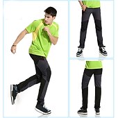 voordelige Bodems-Voor heren Wandelbroek Lapwerk Zomer Buiten Winddicht Huidvriendelijk Sneldrogend Rekbaar Broeken / Regenbroek / Overbroek Kleding Onderlichaam Zwart Grijs Jagen Skiën Vissen S M L XL XXL