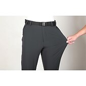 preiswerte Unterteile-Herren Wanderhosen Volltonfarbe Sommer Außen Windundurchlässig Rasche Trocknung Leicht Atmungsaktiv Unten Dunkelgrau Schwarz Jagd Angeln Klettern S M L XL XXL / Verschleißfestigkeit