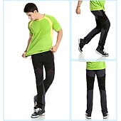 voordelige Bodems-Voor heren Wandelbroek Lapwerk Zomer Buiten Winddicht Huidvriendelijk Sneldrogend Rekbaar Broeken / Regenbroek / Overbroek Kleding Onderlichaam Zwart Grijs Jagen Skiën Vissen S M L XL XXL