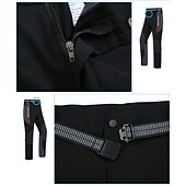 voordelige Bodems-Voor heren Wandelbroek Lapwerk Zomer Buiten Winddicht Huidvriendelijk Sneldrogend Rekbaar Broeken / Regenbroek / Overbroek Kleding Onderlichaam Zwart Grijs Jagen Skiën Vissen S M L XL XXL