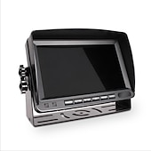 זול מצלמת מראה אחורית לרכב-718D 7 אִינְטשׁ TFT-LCD 600TVL 480 קווי טלוויזיה CCD חוטי 120 מעלות 7 אִינְטשׁ ערכת תצוגה אחורית לרכב עמיד במים / ראיית לילה / התאמת בהירות ל אוטובוס / משאית