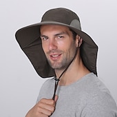 levne Outdoorové pokrývky hlavy-Slamák Dağcı Şapkası Boonie klobouk Čepice Přenosný Rychleschnoucí Odolný vůči UV záření Léto Široký okraj Pánské Dámské Rybaření Činnost