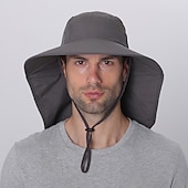 levne Outdoorové pokrývky hlavy-Slamák Dağcı Şapkası Boonie klobouk Čepice Přenosný Rychleschnoucí Odolný vůči UV záření Léto Široký okraj Pánské Dámské Rybaření Činnost