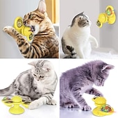 abordables Jouets pour chats-Jouets pour Chat Jouet interactif Jouet rotatif Ensemble de jouets pour chats Moulin à vent Jouets Interactifs pour Chat Jouets amusants pour chats Chat Petit Chat 1 jeu Rondes Compatible avec