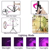 economico Lampade per coltivazione indoor-1 set 15 W 900-1000 lm 80 Perline LED Telecomando Oscurabile Per la serra idroponica Strisce luminose LED rigide Luci LED per la coltivazione Rosso Blu 5 V Serra vegetale / RoHs / CE / FCC