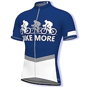voordelige Heren shirts-21Grams Voor heren Wielrenshirt Korte mouw Fietsen Kleding Bovenlichaam met 3 achterzakken Bergracen Wegwielrennen Ademend Zacht Sneldrogend Achterzak Zwart Wit Geel Regenboog Polyester Sport Kleding