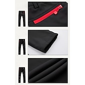 cheap Bottoms-Men&#039;s Fleece Lined Pants Waterproof Hiking Pants Trousers Softshell Pants Winter Outdoor Thermal Warm Windproof Breathable Elastic Waist Fleece Bottoms Army Navy Grey Black Hunting Fishing Skiing