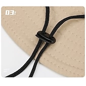 economico Copricapo da esterno-Cappello Per uomo Cappello da sole Cappello a secchiello Cappello da escursionismo Antivento Traspirante Asciugatura Rapida per Pesca Arrampicata Spiaggia Tinta unica Seta Estate Primavera Autunno