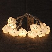 halpa Paristokäyttöinen-1,5m 3m Valosarja 10/20 LED 1 set Lämmin valkoinen Moniväri Uuden vuoden söpö juhlakoriste AA-paristot