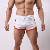 cheap Mens Active Shorts-Men&#039;s Running Shorts Athletic Shorts Drawstring Stripe-Trim Shorts Athletic Casual Breathable Quick Dry Moisture Wicking Fitness Gym Workout Marathon Sportswear Activewear Stripes Black Royal Blue