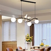 economico Luci Isola cucina-83 cm lampada a sospensione a led elemento animale forme geometriche design unico lampada a sospensione in metallo stile artistico stile moderno sputnik finiture verniciate stile nordico moderno