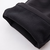 cheap Bottoms-Men&#039;s Fleece Lined Pants Waterproof Hiking Pants Trousers Softshell Pants Winter Outdoor Thermal Warm Windproof Breathable Elastic Waist Fleece Bottoms Army Navy Grey Black Hunting Fishing Skiing