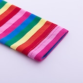 preiswerte Kleider mit Einhornmotiv-Kinder Wenig Mädchen Kleid Einhorn Regenbogen Blume Tier T Shirt Kleid Zeichentrickfilm Mit Taschen Druck Blau Gelb Fuchsie Übers Knie Langarm Aktiv Freizeit Kleider Normale Passform 2-8 Jahre