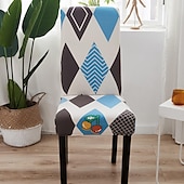 olcso Étkezőszék huzat-étkező szék huzat sztreccs szék ülés slipcover elasztikus székvédő étkező party hotel esküvői puha mosható