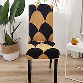 olcso Étkezőszék huzat-étkező szék huzat sztreccs szék ülés slipcover elasztikus székvédő étkező party hotel esküvői puha mosható