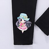 cheap Bottoms-Girls&#039; 3D Print Leggings Tights Rayon Kids Toddler School