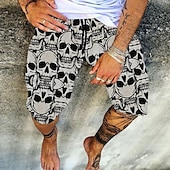 economico Vacanza-Per uomo Pantaloncini Pantaloncini estivi Bermuda Pantaloncini da spiaggia A cordoncino Stampa Stampe astratte Comfort Leggero Lunghezza del ginocchio Per eventi Spiaggia Moda Informale 1 2 Anelastico