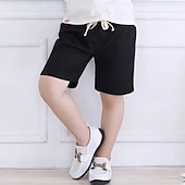 voordelige Broeken-Jongens 3D Effen Kleur Broek Short Basic Kinderen 2-9 jaar School