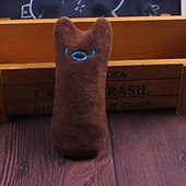 abordables Jouets pour chats-2 pièces broyage des dents jouets cataire drôle interactif en peluche jouet pour chat chaton à mâcher jouet vocal griffes morsure de pouce chat menthe pour chats chaud
