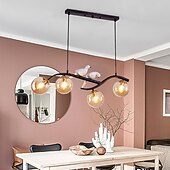 economico Luci Isola cucina-83 cm lampada a sospensione a led elemento animale forme geometriche design unico lampada a sospensione in metallo stile artistico stile moderno sputnik finiture verniciate stile nordico moderno