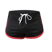 cheap Mens Active Shorts-Men&#039;s Running Shorts Athletic Shorts Drawstring Stripe-Trim Shorts Athletic Casual Breathable Quick Dry Moisture Wicking Fitness Gym Workout Marathon Sportswear Activewear Stripes Black Royal Blue