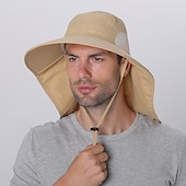 levne Outdoorové pokrývky hlavy-Slamák Dağcı Şapkası Boonie klobouk Čepice Přenosný Rychleschnoucí Odolný vůči UV záření Léto Široký okraj Pánské Dámské Rybaření Činnost