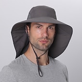 levne Outdoorové pokrývky hlavy-Slamák Dağcı Şapkası Boonie klobouk Čepice Přenosný Rychleschnoucí Odolný vůči UV záření Léto Široký okraj Pánské Dámské Rybaření Činnost