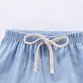 voordelige Broeken-Jongens 3D Effen Kleur Broek Short Basic Kinderen 2-9 jaar School