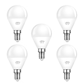 billige Globepærer med LED-10stk 6w led globe lyspære 600lm e14 g45 20 led perler smd 2835 60w halogen tilsvarende varm kald hvit 110-240v