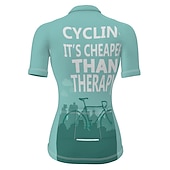 cheap Women's Jerseys-Women's Cycling Jersey Graphic Rainbow Unicorn Short Sleeve Bike Jersey Top with 3 Rear Pockets Mountain Bike MTB Road Bike Cycling Fast Dry Quick Dry Soft Reflective Strips Sports Rose Red + Black