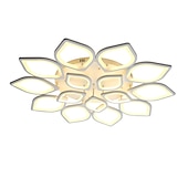 cheap Dimmable Ceiling Lights-6/8/12/15 Heads LED Ceiling Light Lotus Design  Ceiling Lamp Modern Artistic Metal Acrylic Style Stepless Dimming Bedroom Painted Finish Lights 110-240V ONLY DIMMABLE WITH REMOTE CONTROL Flower Design
