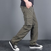 preiswerte Unterteile-Herren Arbeitshose Convertible Hose Wanderhosen Sommer Außen Regular Fit Ripstop Atmungsaktiv Leicht Weich Nylon Unten Armeegrün Grau Khaki Jagd Angeln Klettern M L XL XXL XXXL / Verschleißfestigkeit