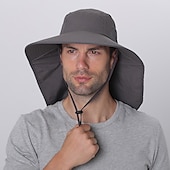 levne Outdoorové pokrývky hlavy-Slamák Dağcı Şapkası Boonie klobouk Čepice Přenosný Rychleschnoucí Odolný vůči UV záření Léto Široký okraj Pánské Dámské Rybaření Činnost