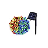 cheap Solar String Lights-LED Solar Outdoor String Lights, Waterproof 12m 100LEDs &amp; 7m 50LED String Lights for Christmas Garden &amp; Party